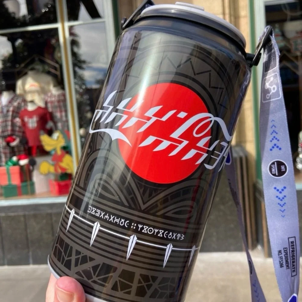 Disney Parks Giant Black Panther Wakanda Forever Coke Sipper Cup Collectible NEW